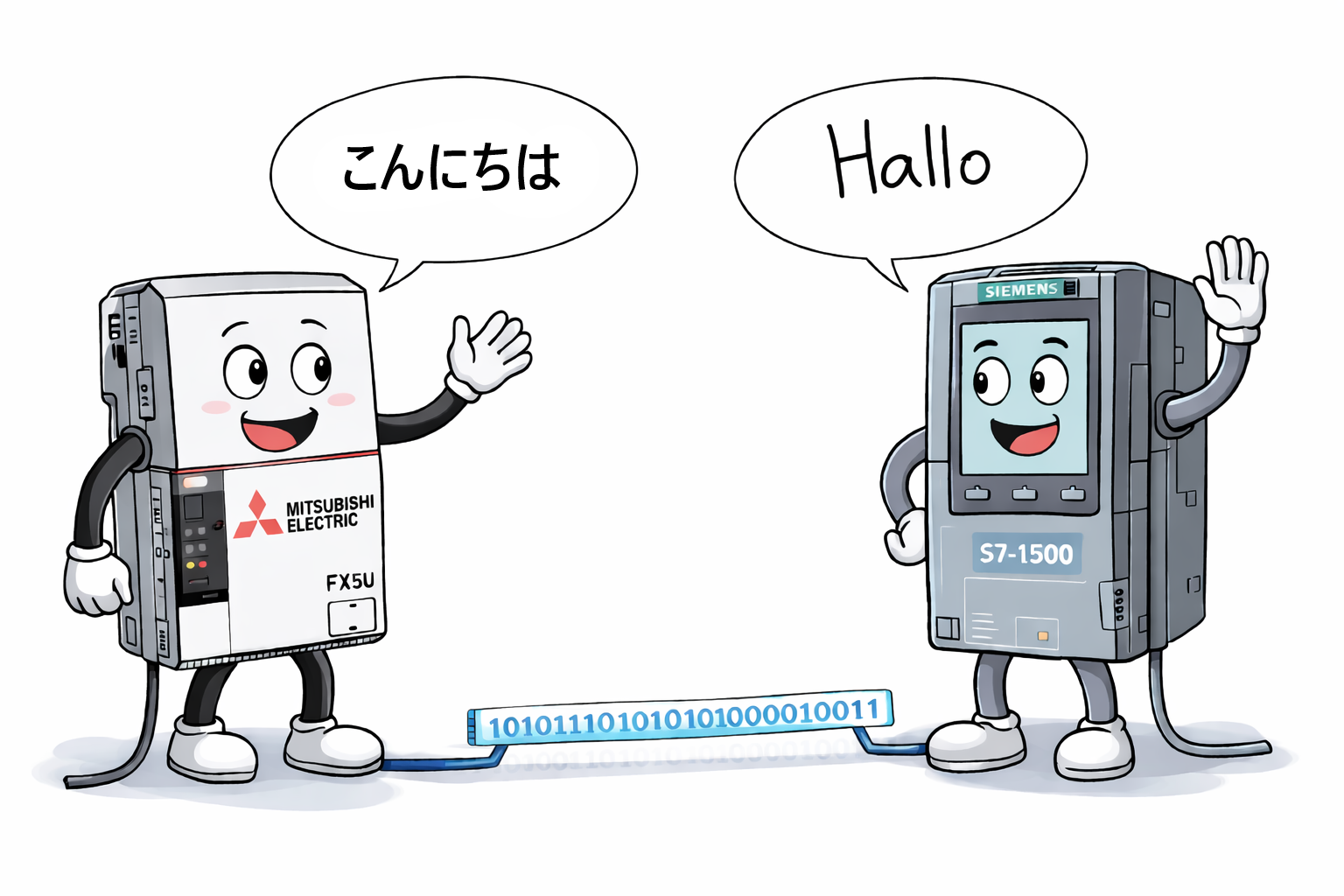 Mitsubishi & Siemens PLC Haberleşmesi